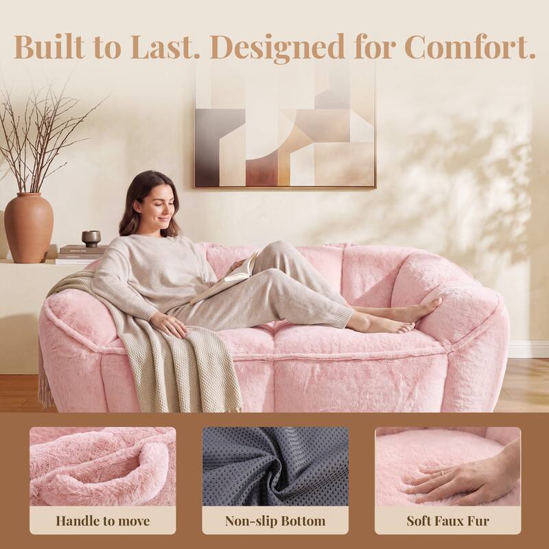 Built to Last. Designed for Comfort.

- Handle to move
- Non-slip Bottom
- Soft Faux Fur