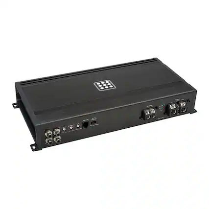 Front. Powerbass - PowerBass PBX-2000.1D - Mono Class D 1400W x 1 (2 ohm), 2000W x 1 (1 ohm) Amplifier - Black/Gray.
