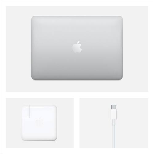 Back. Apple - Apple 2020 MacBook Pro with 2.0GHz Intel Core i5, 13-inch, 16GB RAM, 1TB SSD Storage - Silver - Silver.