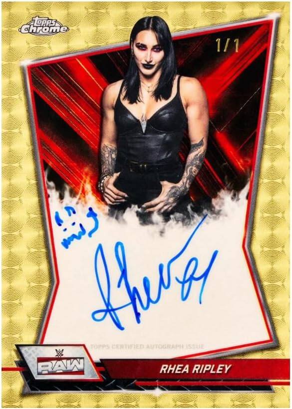 TOPPS Chrome 1/1  
TOPPS CERTIFIED AUTOGRAPH ISSUE  
RAW  
RHEA RIPLEY