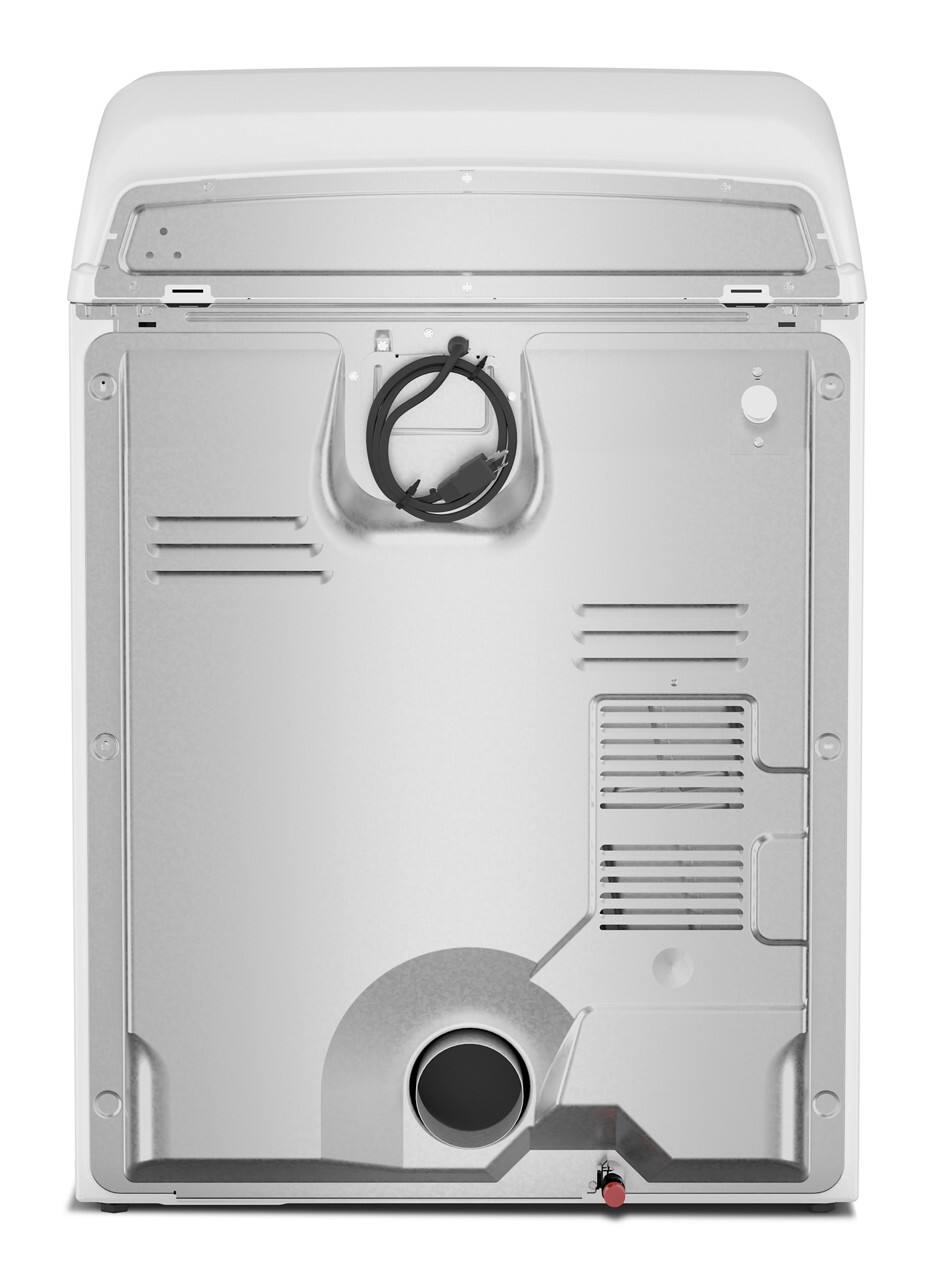 Back. Maytag - 7.0 Cu. Ft. Electric Dryer with Extra Power and Pet Pro Option - White.
