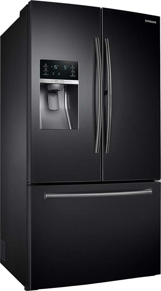 Best Buy: Samsung 27.8 Cu. Ft. French Door Refrigerator Black RF28HDEDPBC