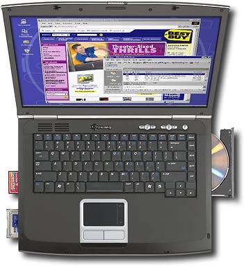 Alt View Standard 1. Gateway - Notebook with Mobile AMD Athlon™ 64.