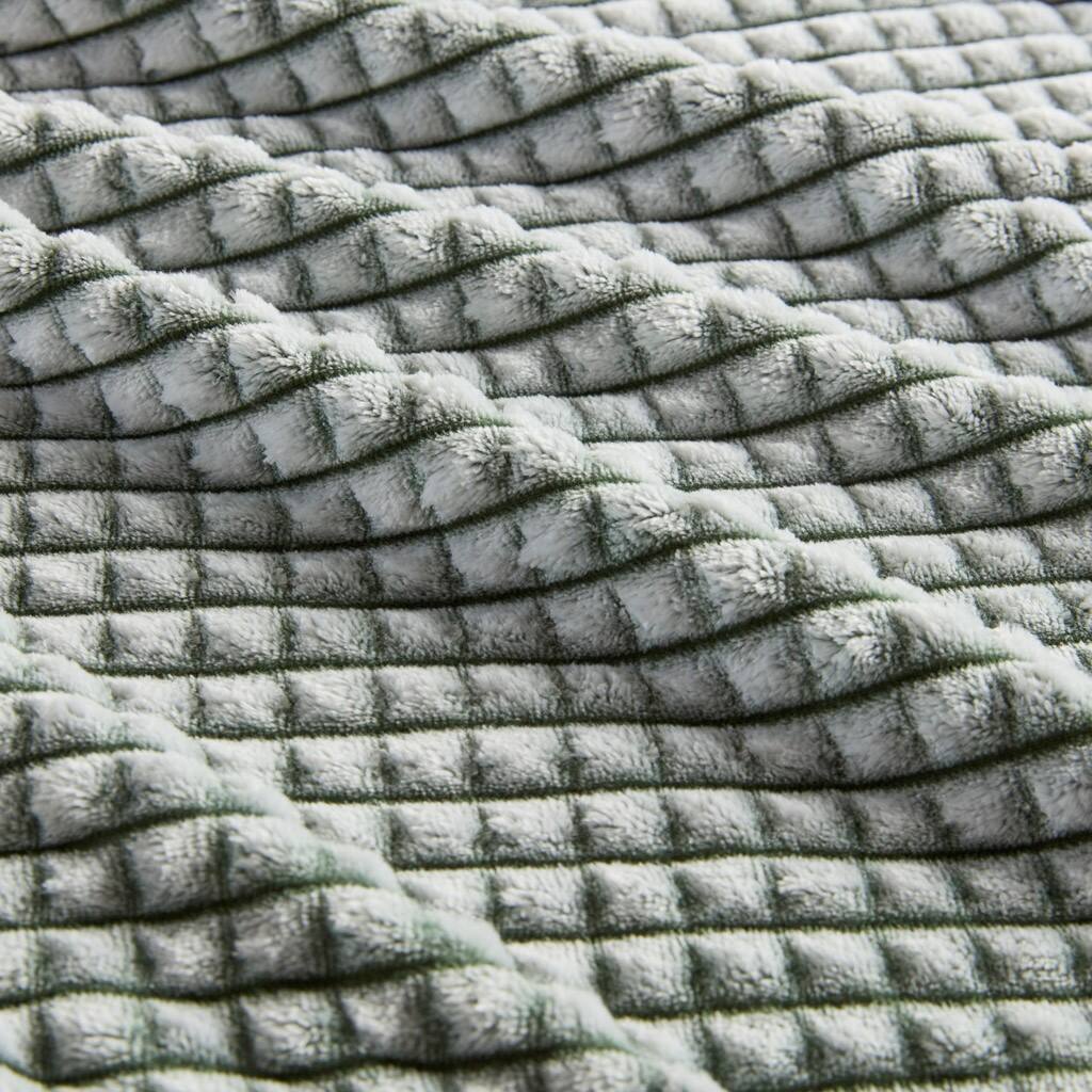 Alt View 5. Gracie Mills - Gracie Mills Willow Plush Blanket - Green.