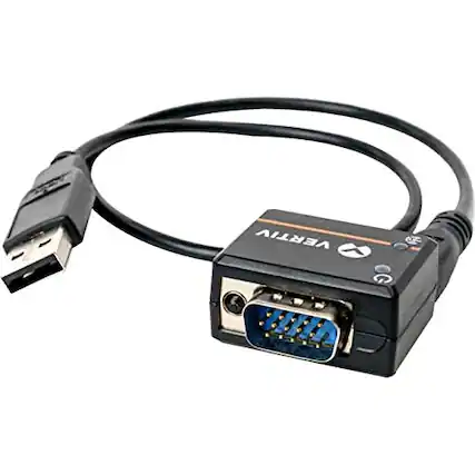 Front. LIEBERT - SFIQ-VGA Server Interface Module|Access Cable for KVM switches - Black.