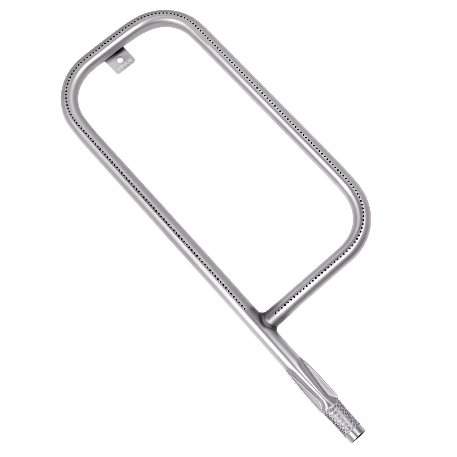 Alt View 5. VEVOR - Grill Burner Tube for Weber Q200,Q220,Q2000,Q2200,Q2400, 20.5 inch 304 Stainless Steel Tube Burner for Weber 396000 - Silver.