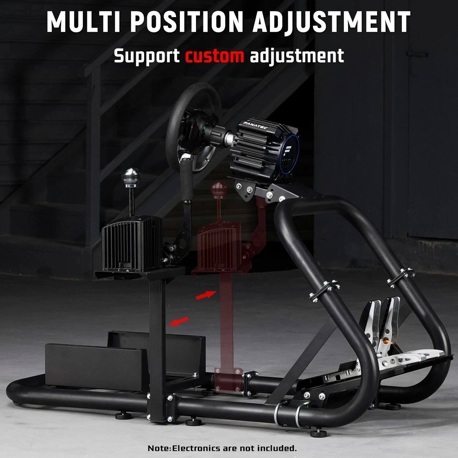 MULTI POSITION ADJUSTMENT  
Support custom adjustment  

PANATEC  

Note: Electronics are not included.