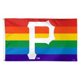 WinCraft - Pittsburgh Pirates 3' x 5' Single-Sided Deluxe Team Pride Flag - Multicolor