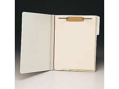 Alt View 1. Smead - Bottom Tab Filing Dividers with Fasteners, Letter Size, Manila, 50/Pack - Manila.