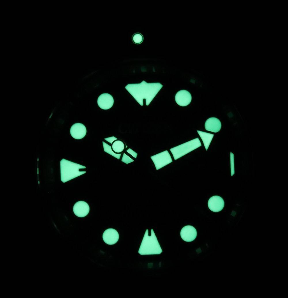 Angle. Citizen - Promaster Polyurethane Strap Eco-Drive BN0228-06W 200M Men's Watch - Green.