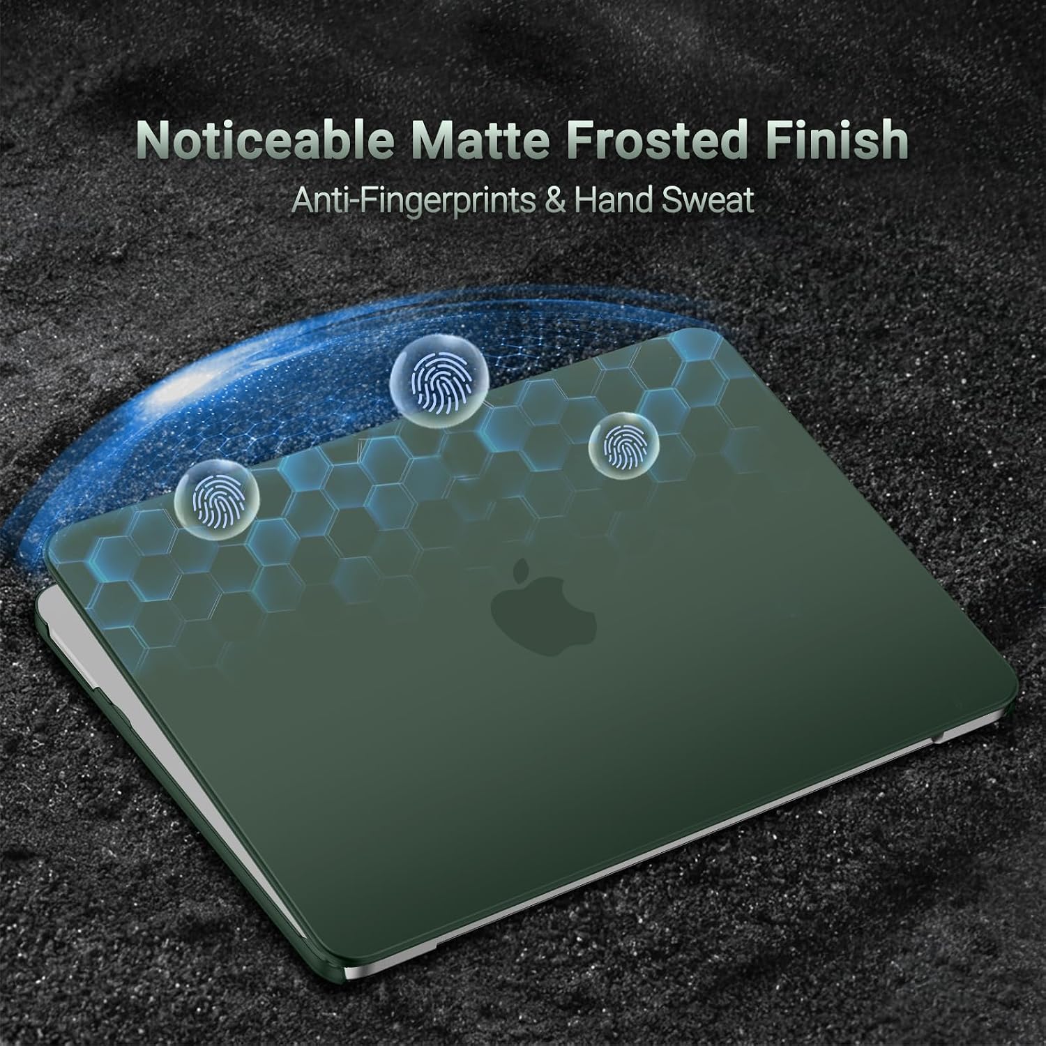 Noticeable Matte Frosted Finish  
Anti-Fingerprints & Hand Sweat