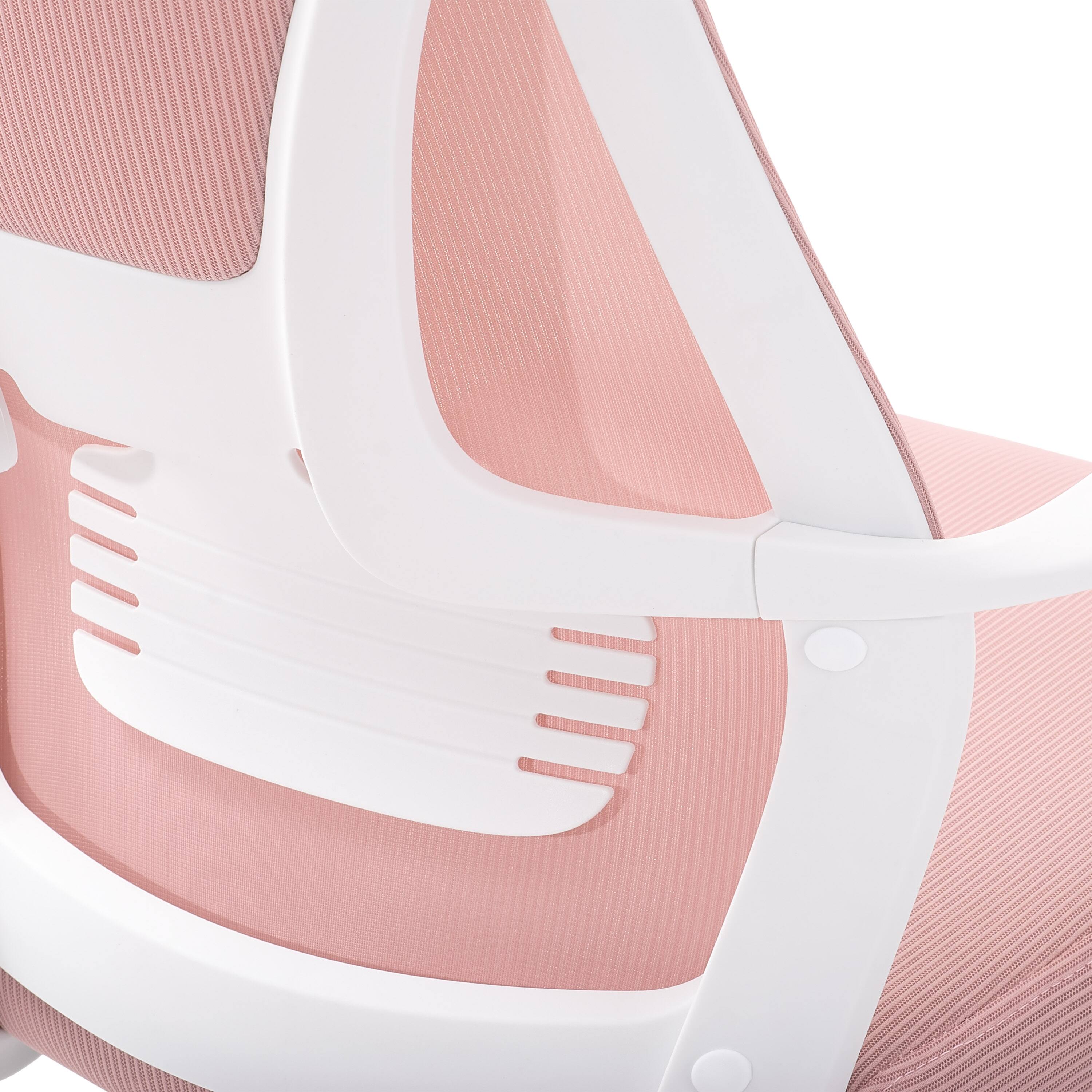 Alt View 16. CorLiving - Workspace Mesh Back Office Chair - Pink and White.