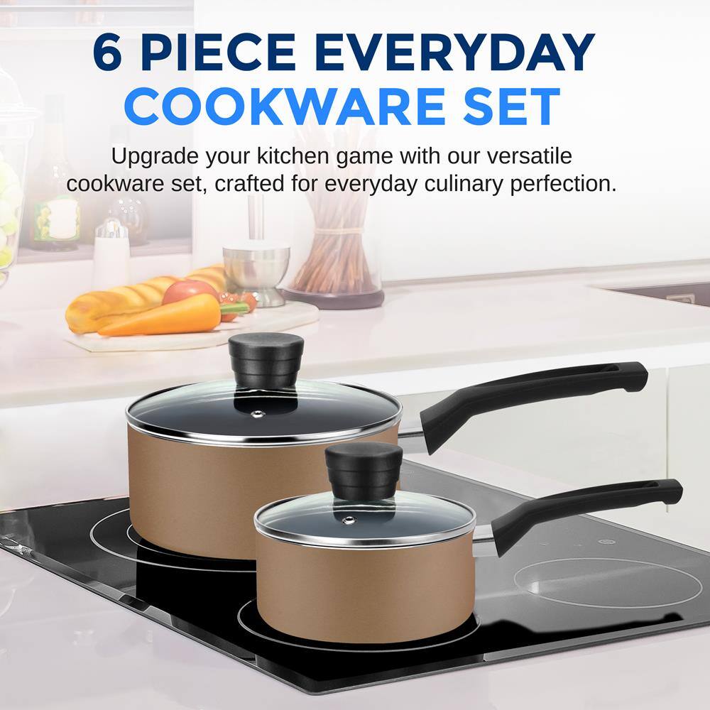 6 PIECE EVERYDAY COOKWARE SET

Upgrade your kitchen game with our versatile cookware set, crafted for everyday culinary perfection.