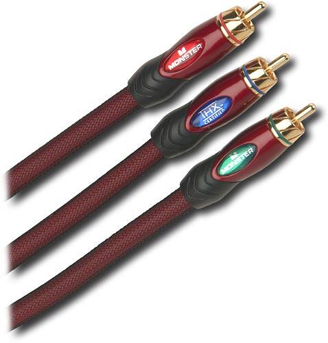 Front Standard. Monster Cable - 4' Component Video Cable.