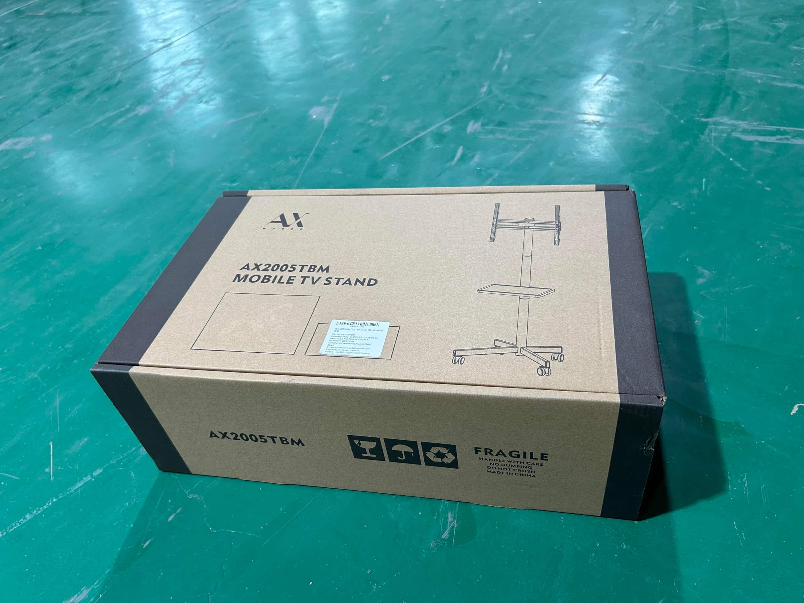 AX2005TBM MOBILE TV STAND  
FRAGILE  
HANDLE WITH CARE  
MADE IN CHINA