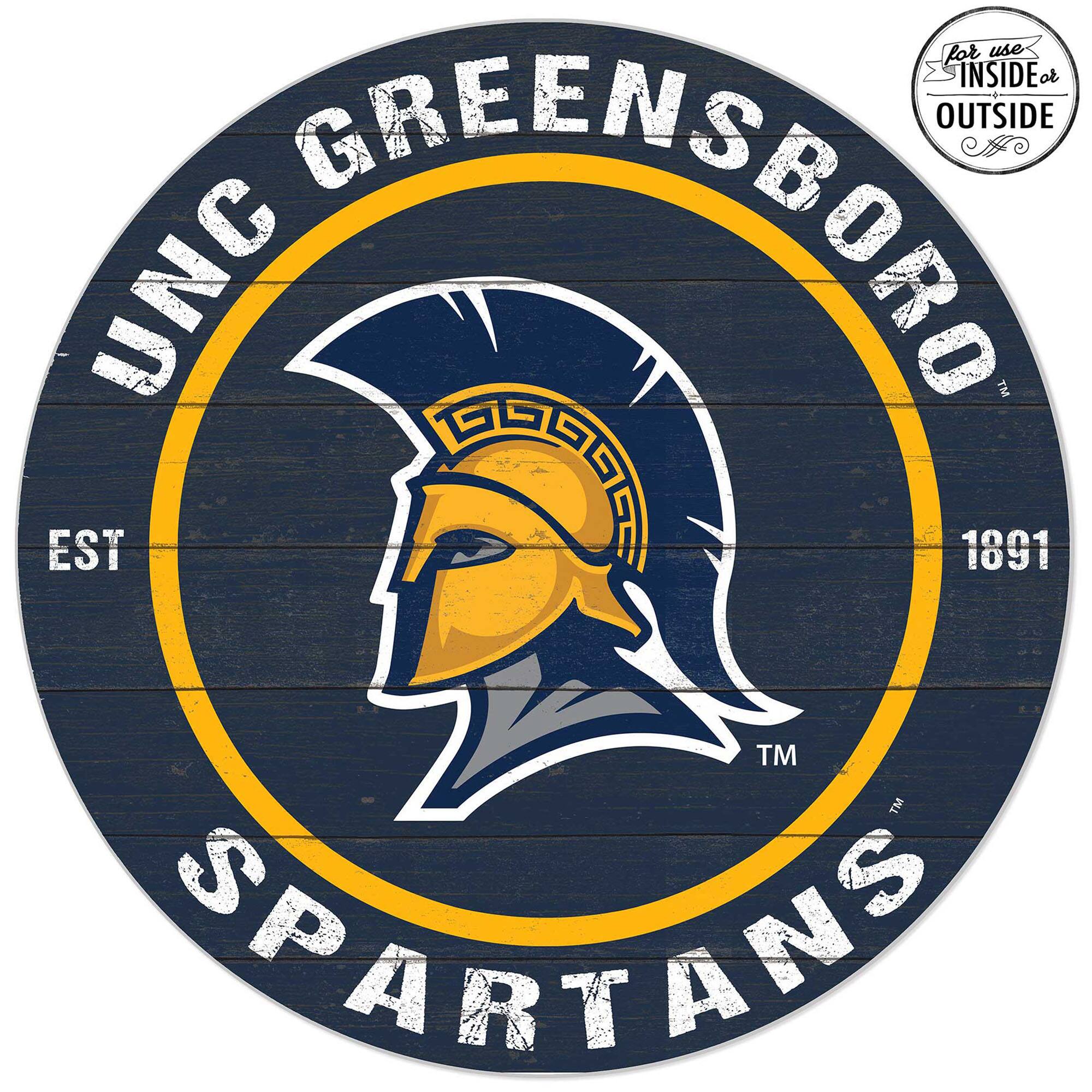 UNC GREENSBORO
EST 1891
SPARTANS
For use INSIDE or OUTSIDE