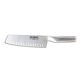 Global - 7 Inch Vegetable Knife, Hollow Ground - Silver