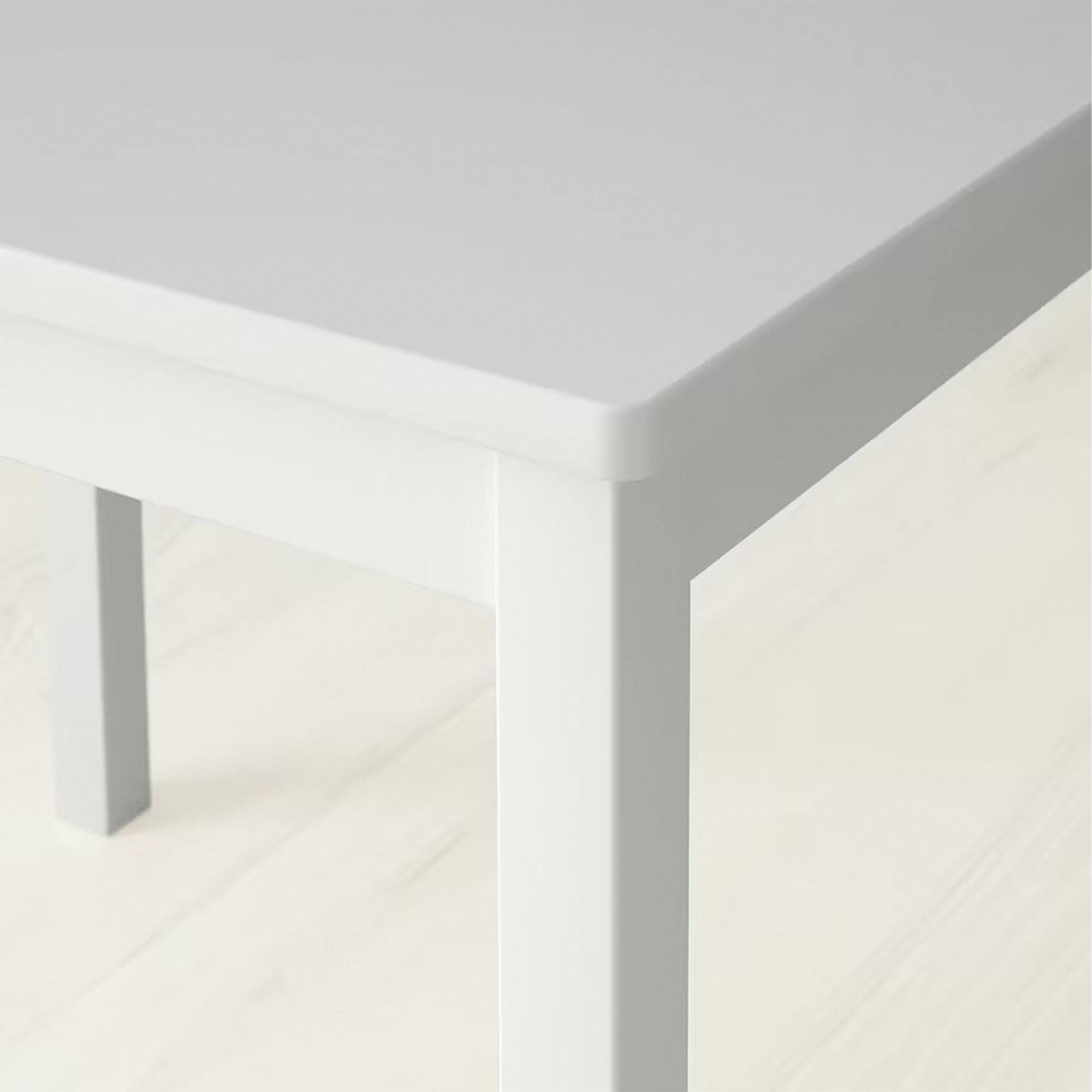 Alt View 3. PJ Wood - PJ Wood Durable Children's Table for Creative Play, Puzzles and Games, White - White.