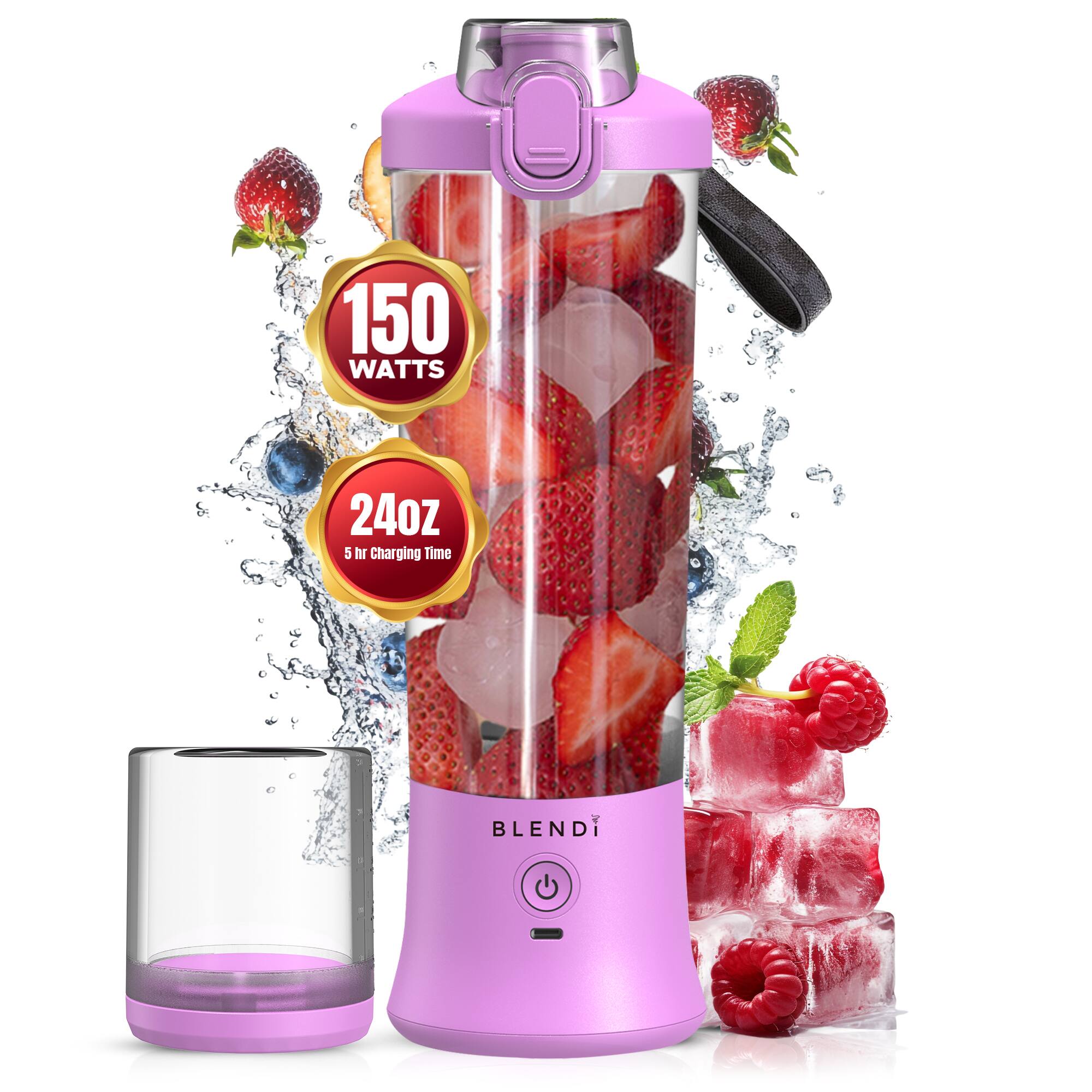 150 WATTS  
24 OZ  
5 HR CHARGING TIME  
BLENDI