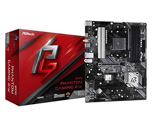 ASRock B550 Phantom Gaming 4 Socket Am4/ Amd B550/ Ddr4/ Quad