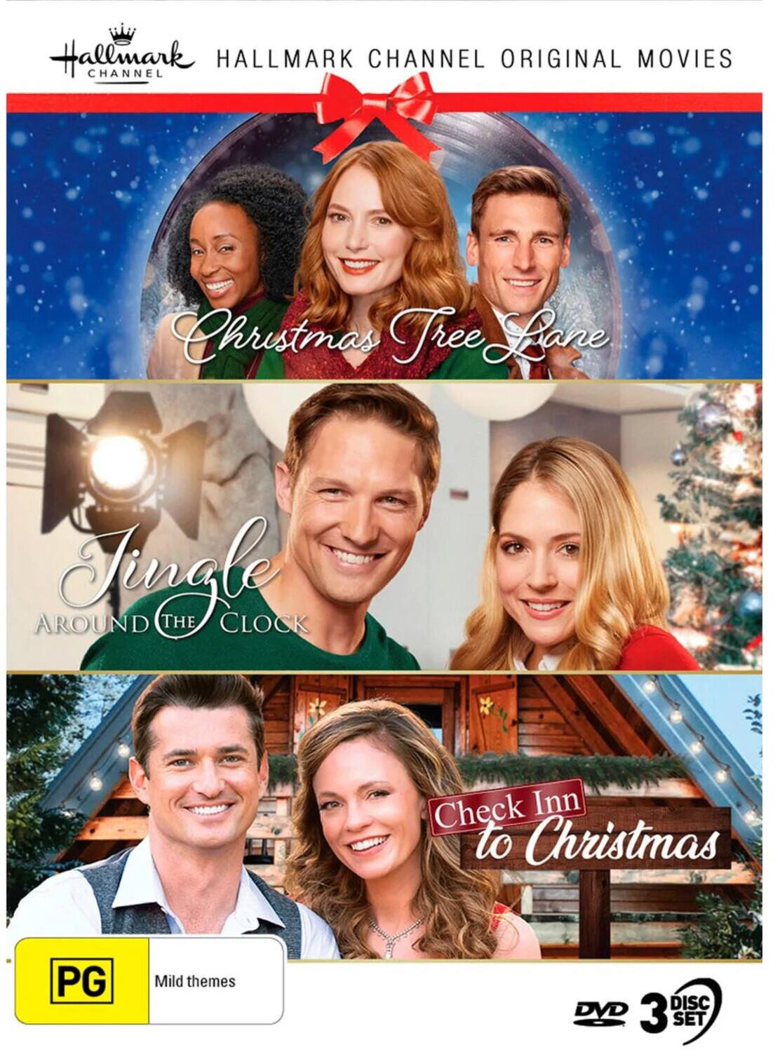 Hallmark Xmas Collection 28 (Christmas Tree Lane / Jingle Around The Clock / Check Inn To Christmas) - DVD