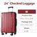 24" Checked Luggage
M
Product Size
15.9 x 10.2 x 25.8"
Package Size
17.0 x 10.9 x 26.1"
Weight
8 LBS