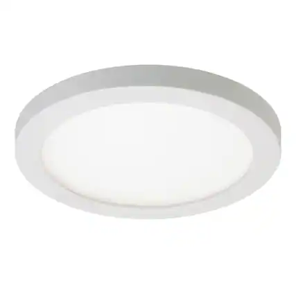 Front. Halo - Halo SMD4 Matte Soft White 4 in. W LED Canless Recessed Downlight 9.5 W.