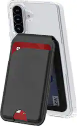 SaharaCase - Venture Series Wallet Case for Samsung Galaxy A56 5G - Clear/Scorpion Black - Left_Zoom