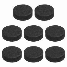 Unique Bargains - 8pcs Single Sided Speaker Isolation Feet Pads, 15x5mm Non Slip Foam Shock Absorption Pad for Amplifier - Black