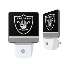 Keyscaper - Las Vegas Raiders Stripe Design Nightlight 2-Pack - Multicolor