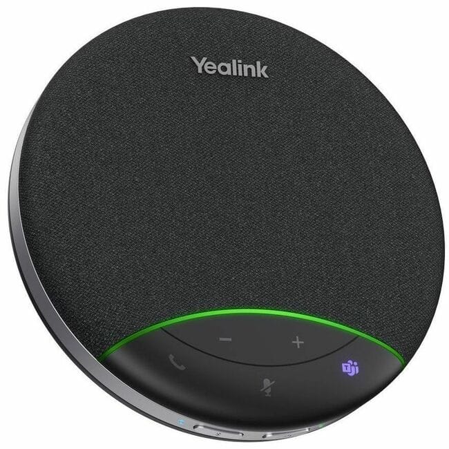 Yealink - SP92 Bluetooth Speakerphone - Wired/Wireless Bluetooth - 50 mm Speaker(s) - Portable - White