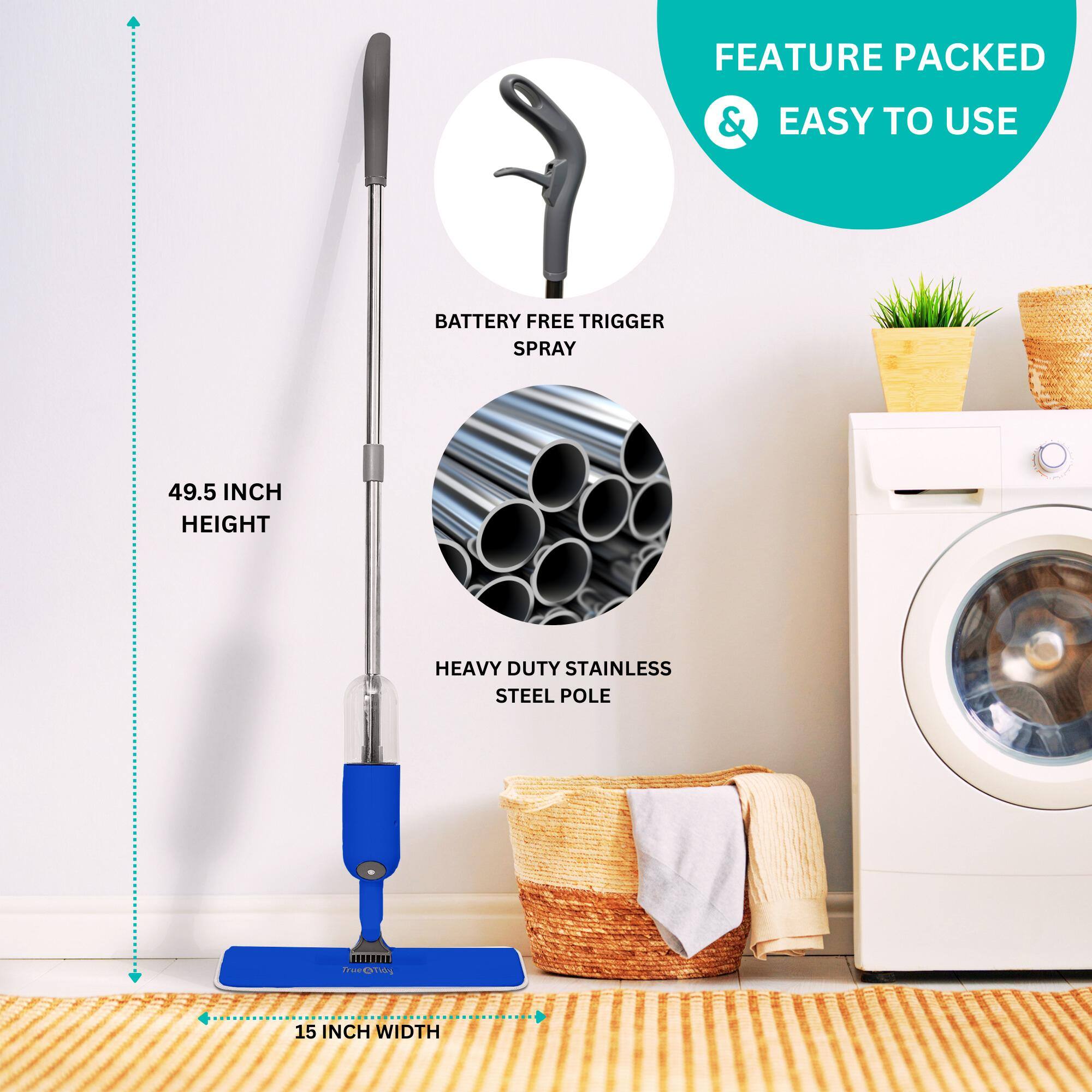 FEATURE PACKED & EASY TO USE

BATTERY FREE TRIGGER SPRAY

49.5 INCH HEIGHT

HEAVY DUTY STAINLESS STEEL POLE

15 INCH WIDTH