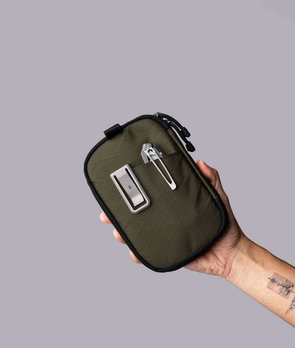 Alt View 9. ALPAKA - Admin Pouch Pro - Compact EDC Organizer with Modular Carry Options - Olive Green X-Pac X42.