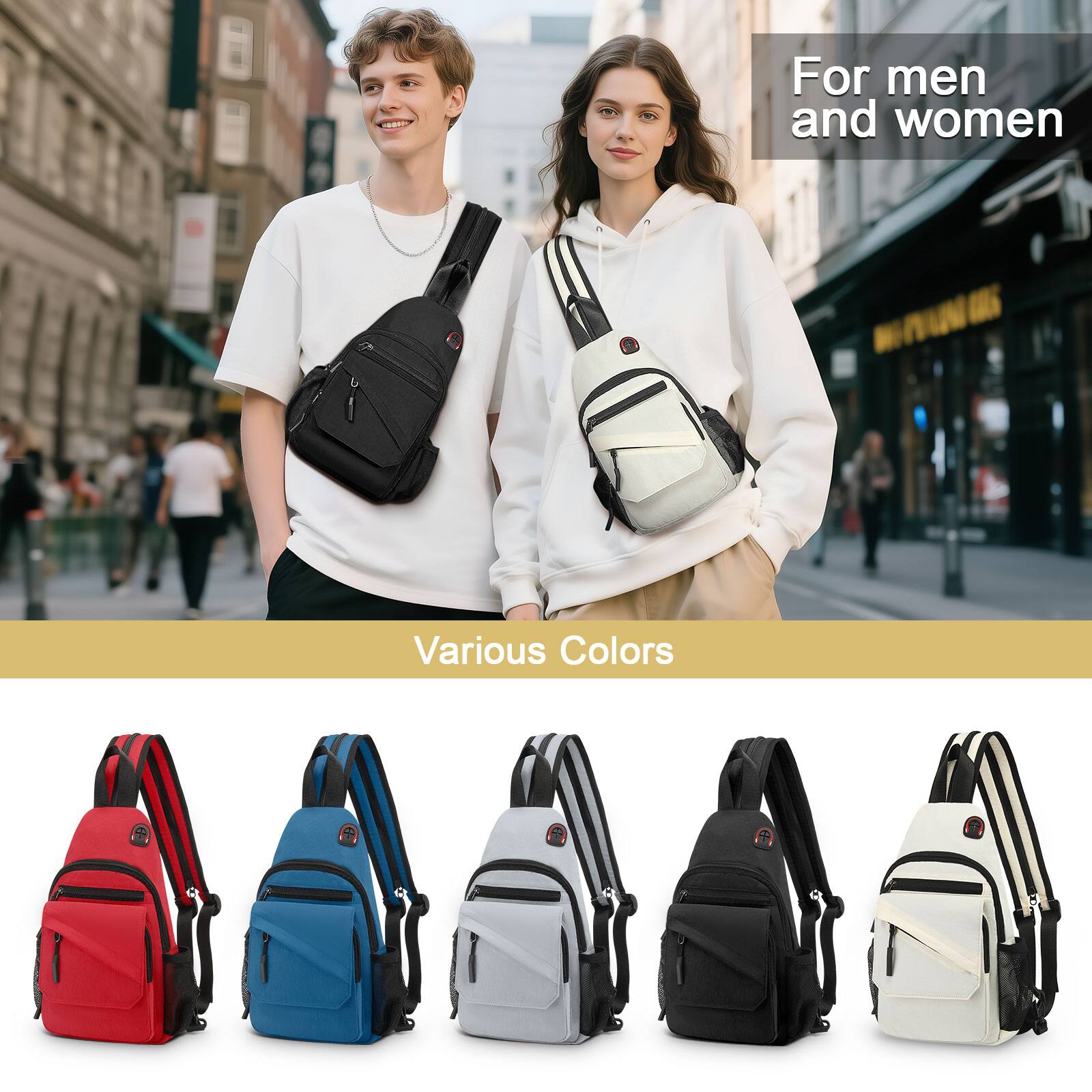 For men and women  
Various Colors