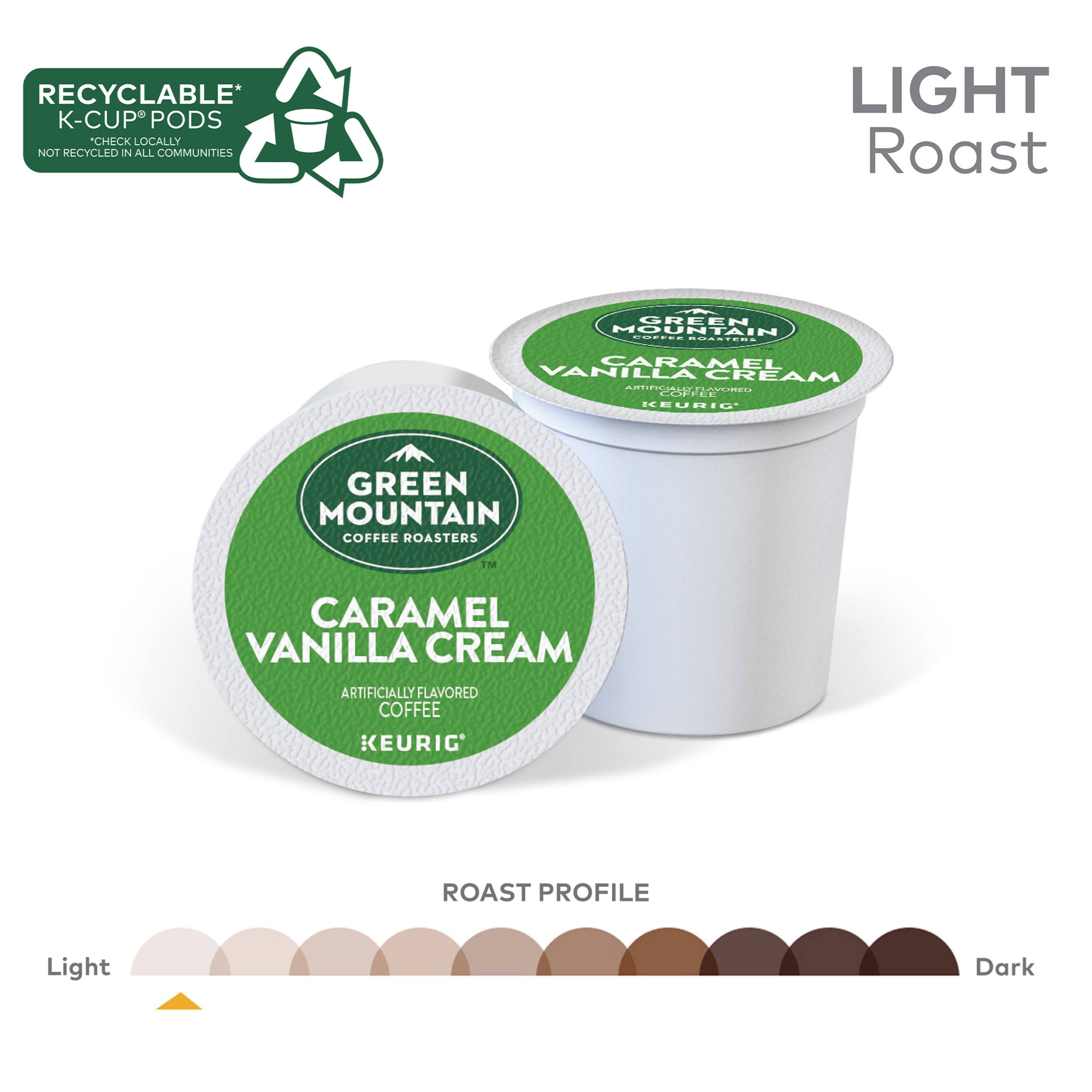 Alt View 19. Green Mountain Coffee - Roasters Caramel Vanilla Cream Coffee, Keurig Single-Serve K-Cup pods, Light Roast, 24 Count.