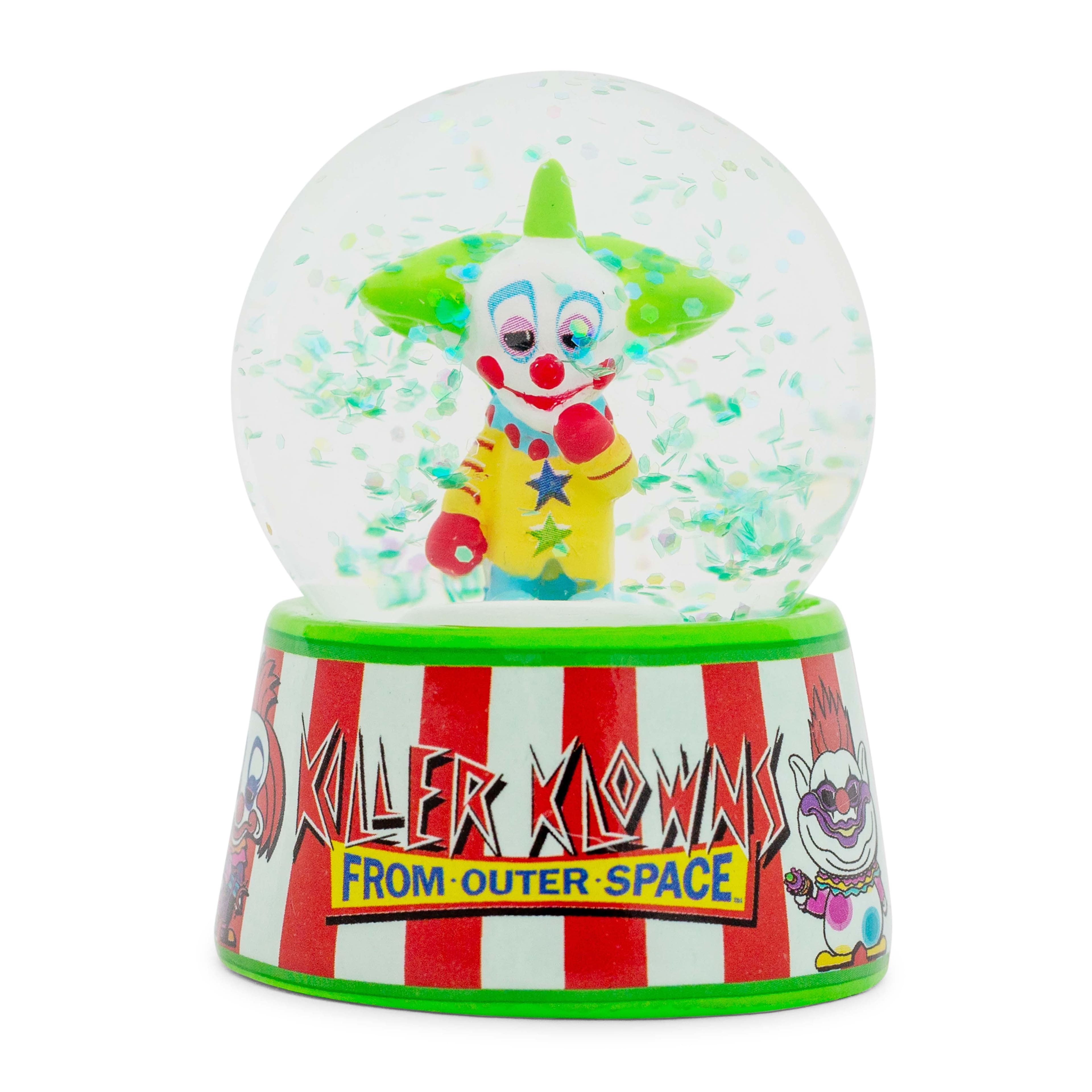 Silver Buffalo - Killer Klowns From Outer Space Shorty Mini Snow Globe | 3 Inches Tall - Green