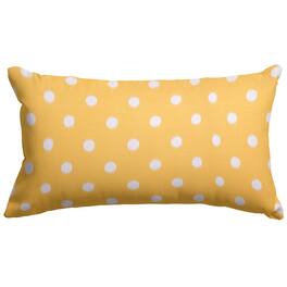 Majestic Home - Pillow 12x20 Ikat Dot Citrus - Yellow