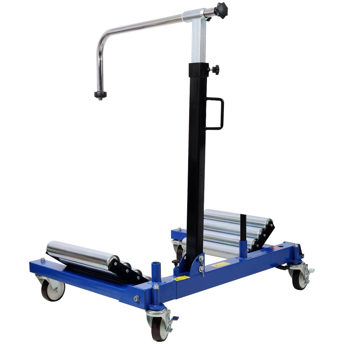 Alt View 4. Ropilly - Ropilly Heavy Duty Dual Wheel Dolly with Hydraulic Lift and Swivel Casters for Truck Tractor Tire Handling - Black+Blue.