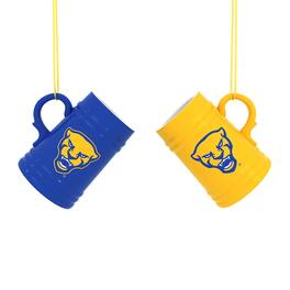 Evergreen Enterprises - Pitt Panthers Two-Pack 3" Mini Stein Ornament Set - Multicolor