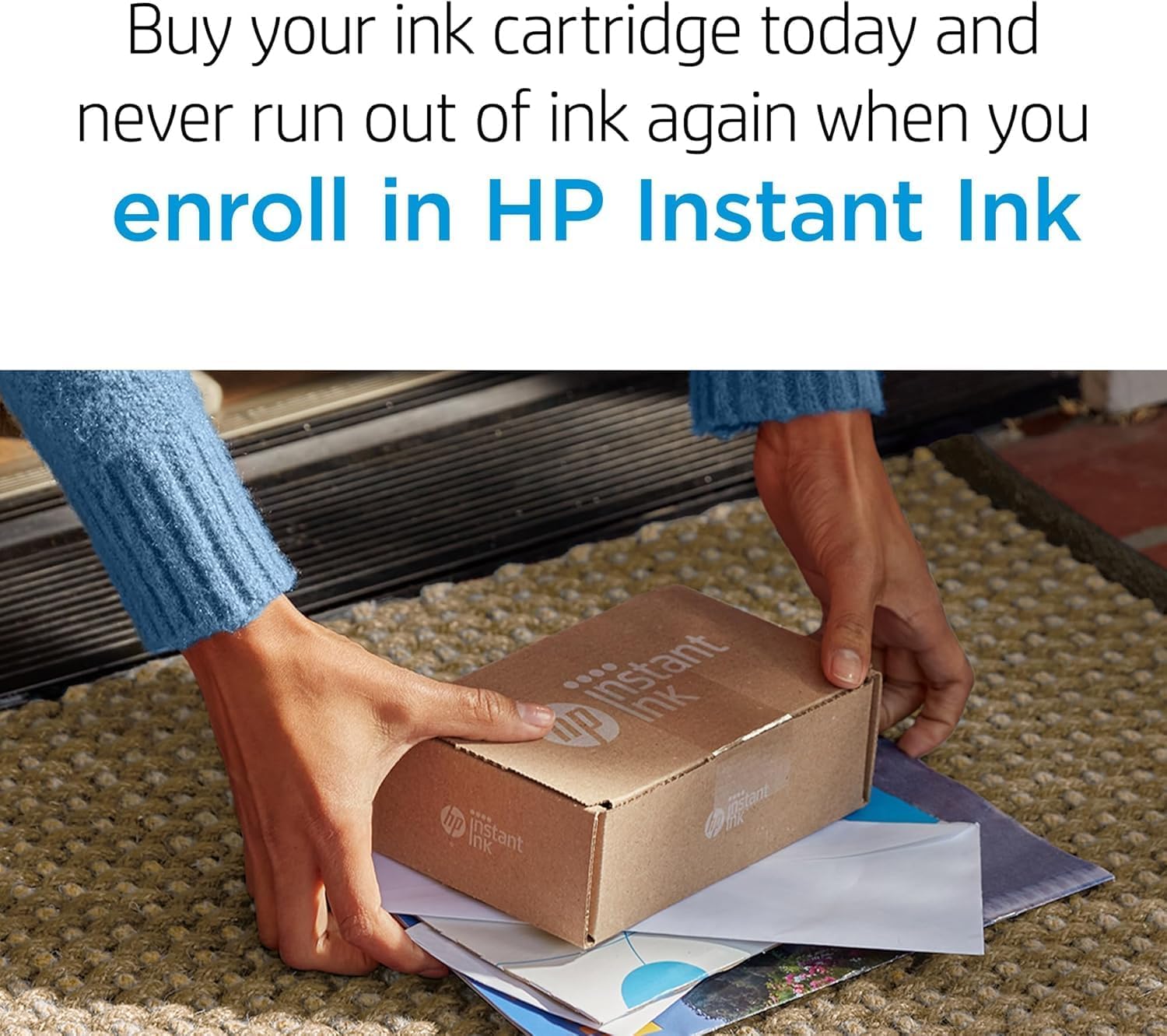Buy your ink cartridge today and never run out of ink again when you enroll in HP Instant Ink.