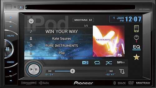 Pioneer - 6.1&quot; - CD/DVD - Built-In Bluetooth - Built-In HD Radio - In-Dash Receiver