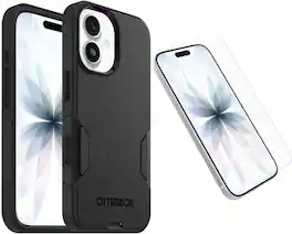 OtterBox - iPhone 17 (Only) Bundle: Commuter Series MagSafe Case & Screen Protector - Built-in magnets - Thin & Protective - Black