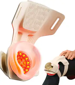 SKG - Knee Massager with Heat for Pain Relief with Vibration for Joint Comfort - Golden