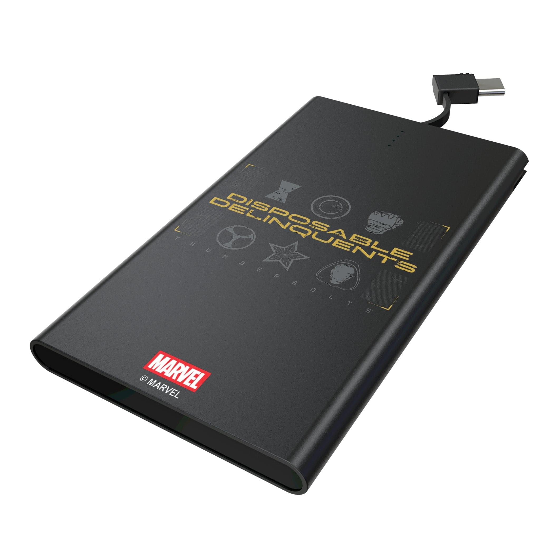 Keyscaper - Marvel Badge 5000mAh Flat Powerbank - Thunderbolts 1