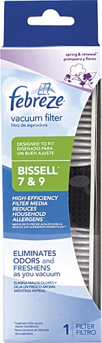  BISSELL - Febreze 7 &amp; 9 Filter for Select BISSELL Vacuums - White