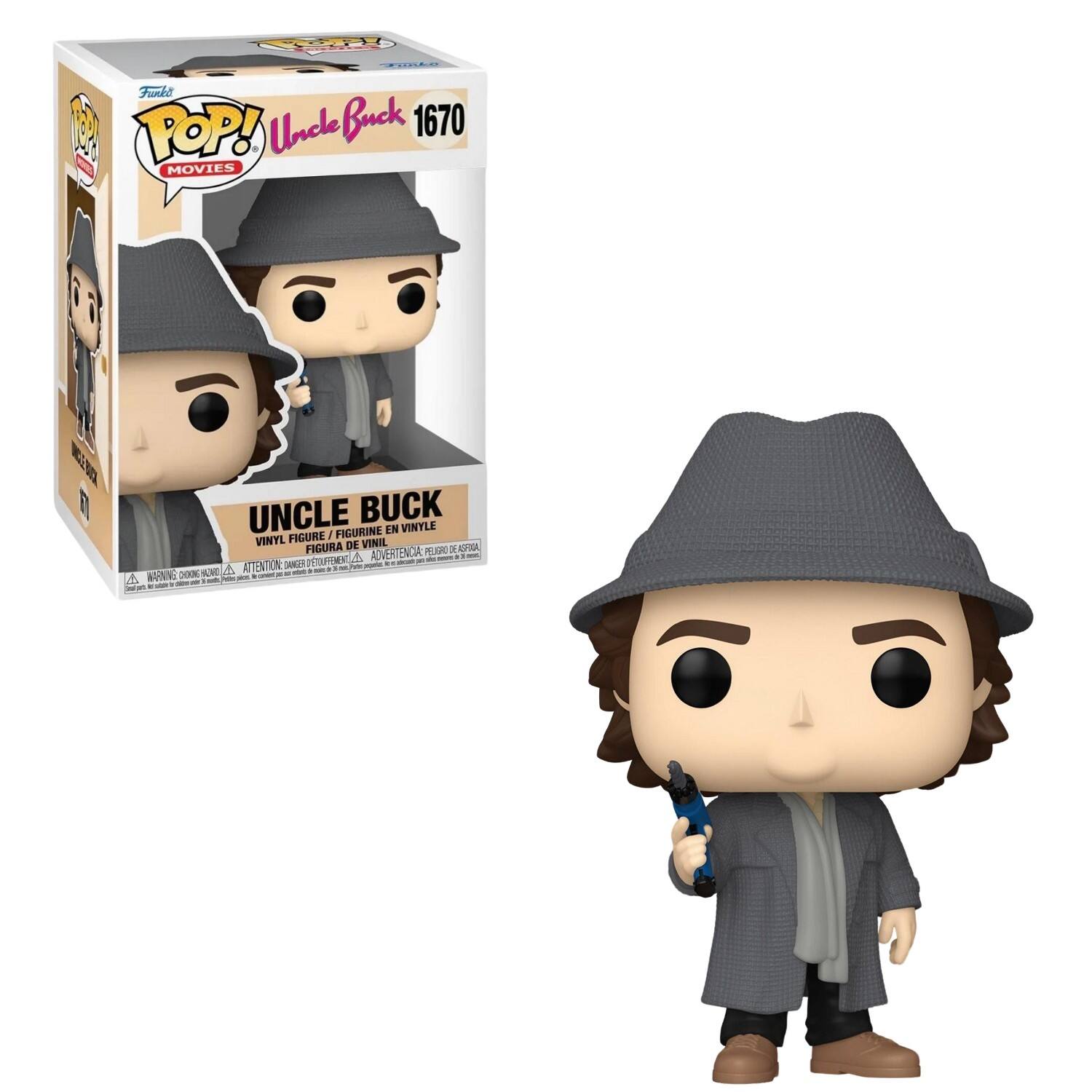 Fuck's 1 POP! Uncle Buck 1670 MOVIES UNCLE BUCK FIGURINE EN VINYLE FIGURE VINYL DE VINIL FIGURA OL3 a AA tme A ADVERTENDA - de OR SANIZY - -- - AN 4 ATTEN - MANN COO - - 6 - . -
