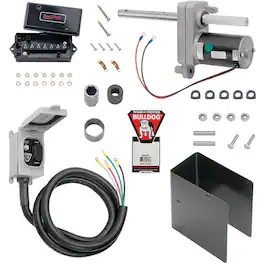 Bulldog - 12000 Pound Trailer Jack Steel Electric Lift Power Drive Kit - Black