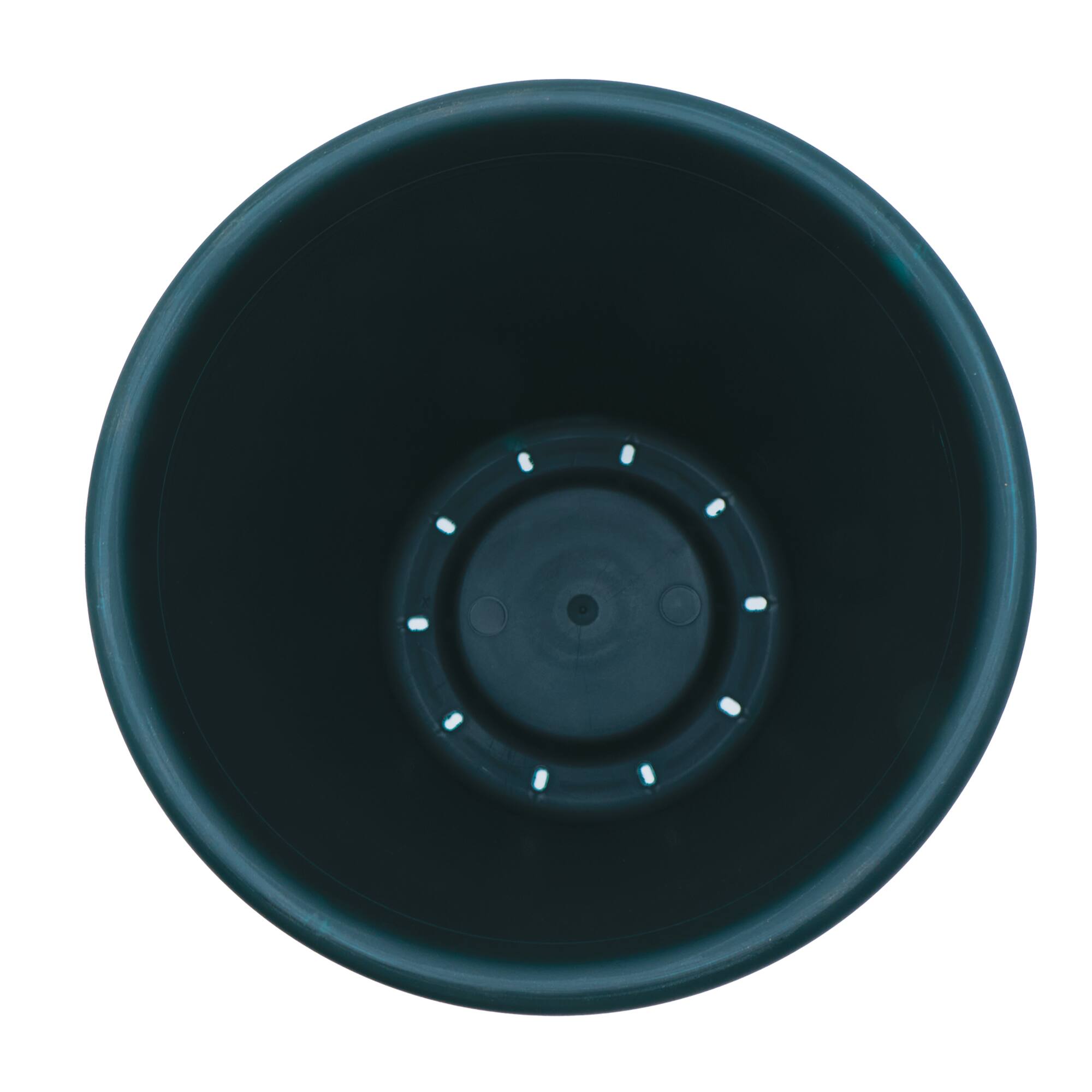 Alt View 1. The HC Companies - The HC Companies 15.5 Inch Round Classic Planter, Plastic Plant Pot, Evergreen.