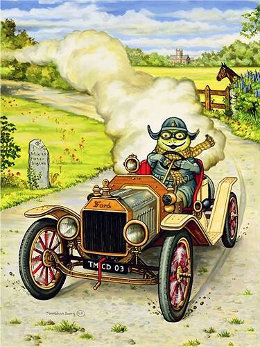 Front Standard. Trademark - The Only Way to Travel by Jonathan Barry.