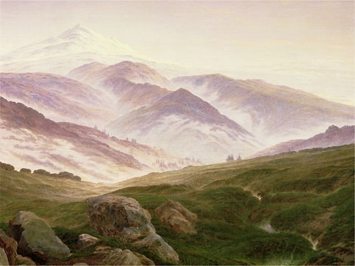 Best Buy: Trademark Art The Giant Mountains by Caspar David Friedrich ...